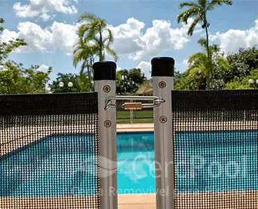 trincos de segurança para piscinas